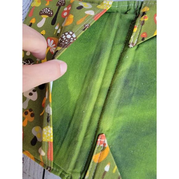 Mushroom Shroom Notebook Book Cover 70s Style Fabric - Picture 6 of 7